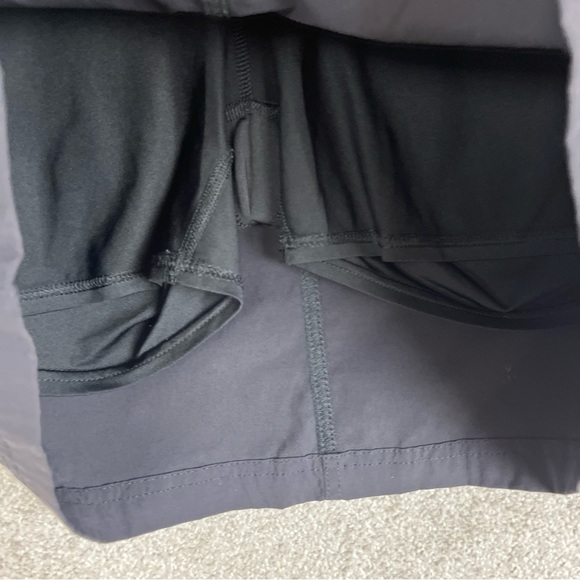 Eddie Bauer Skort Womens 8 Black Front Zip Pockets Lightweight Pencil- 1934* - Picture 7 of 12